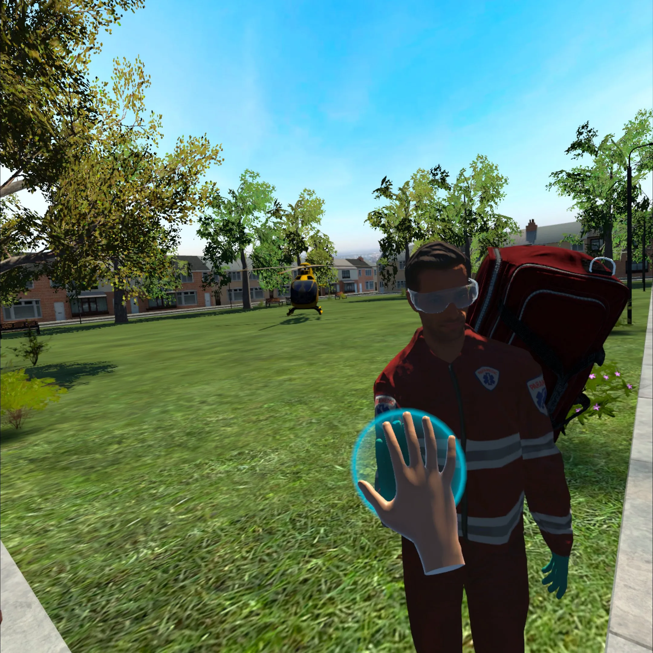 Erste Hilfe zu Hause in VR: wichtige BLS-Fähigkeiten für Notfälle.