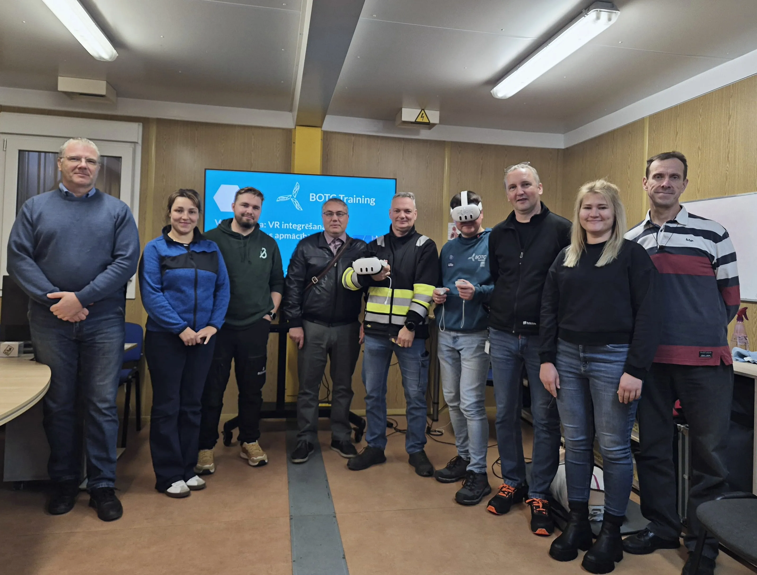 Participants of the BOTC Training VR workshop for safety specialists