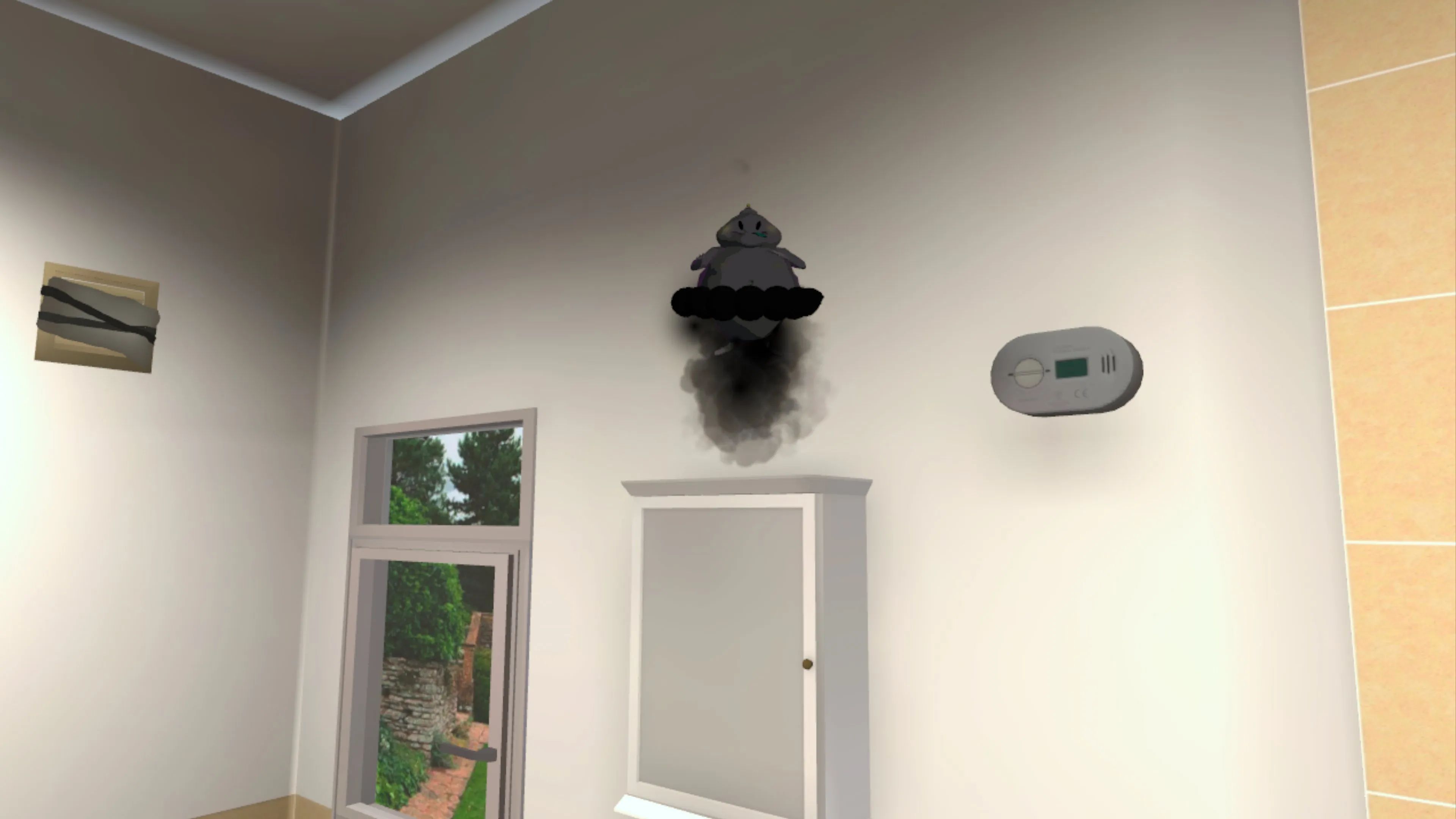 Carbon monoxide VR game – recognizing the CO alarm and acting fast.