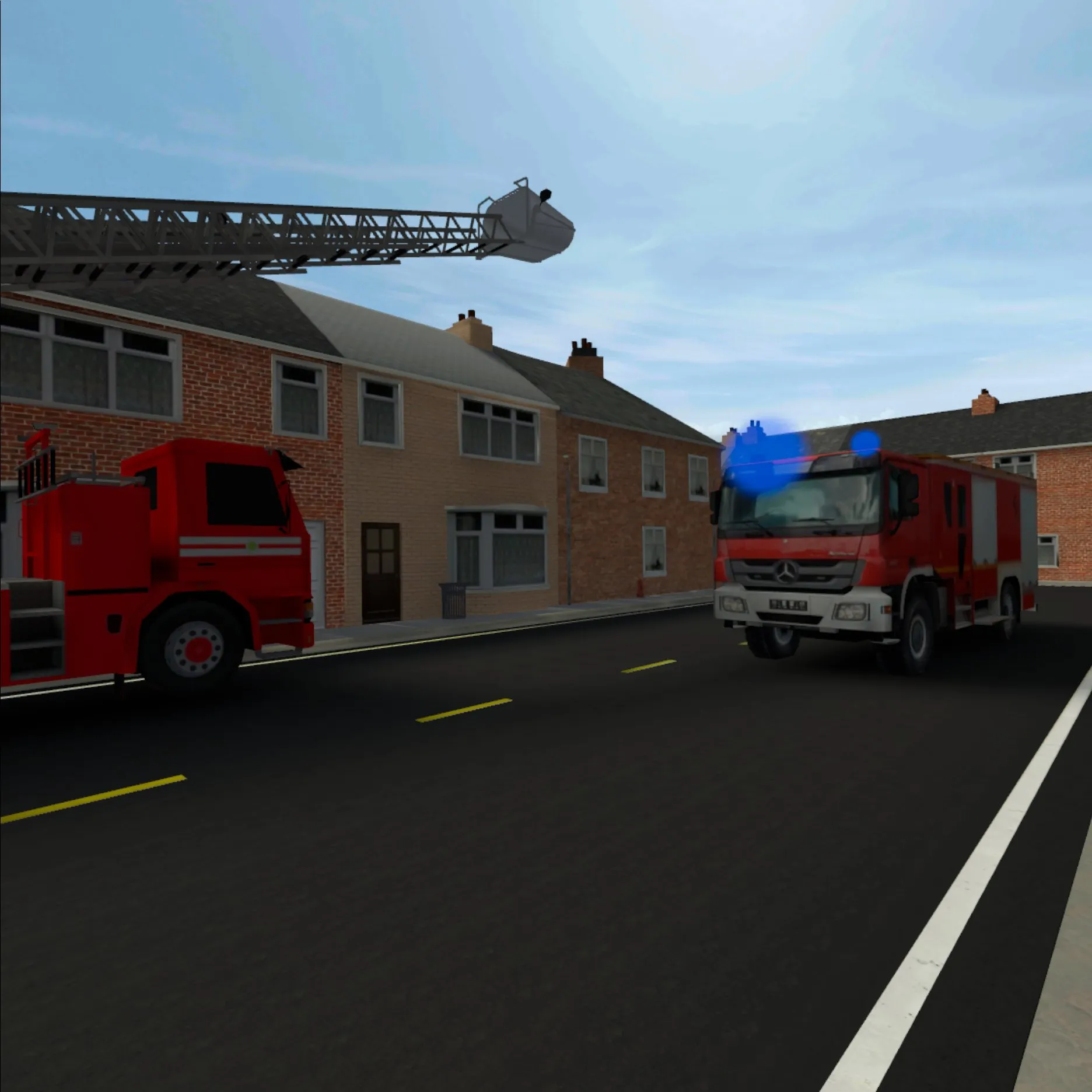 Brandschutz in VR: die Evakuierung aus einem brennenden Haus üben.