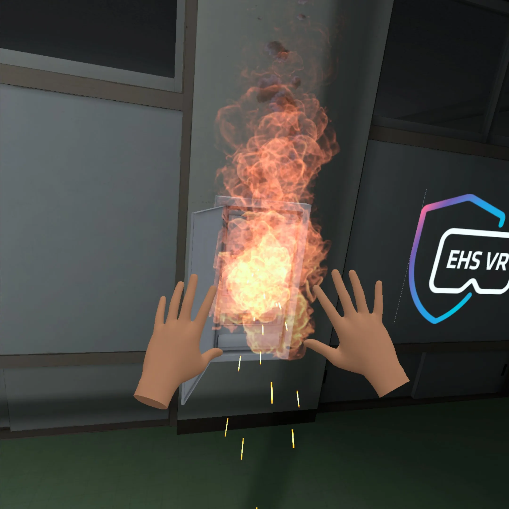 Workplace safety VR – avoiding dangers in restricted areas.
