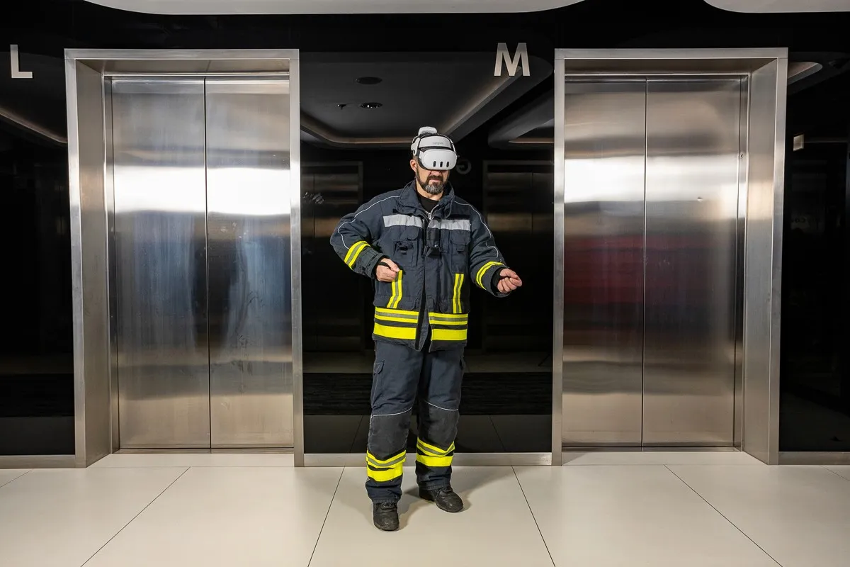 Fire Hose Reel VR training program