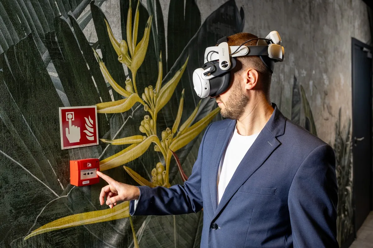 Fire Training Evacuation VR training program
