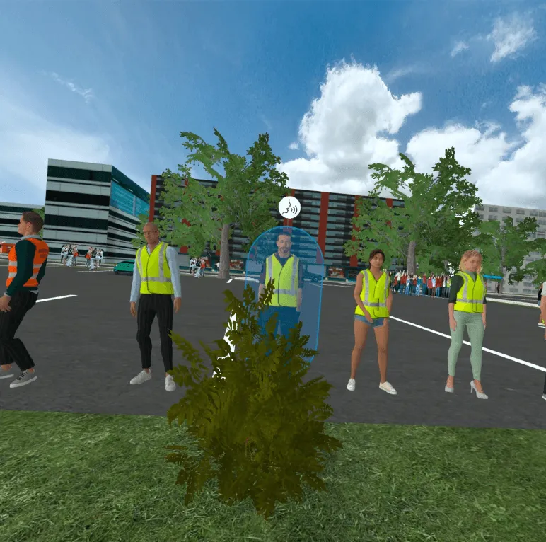 VR fire drill – learn how to evacuate safely in a fire emergency.