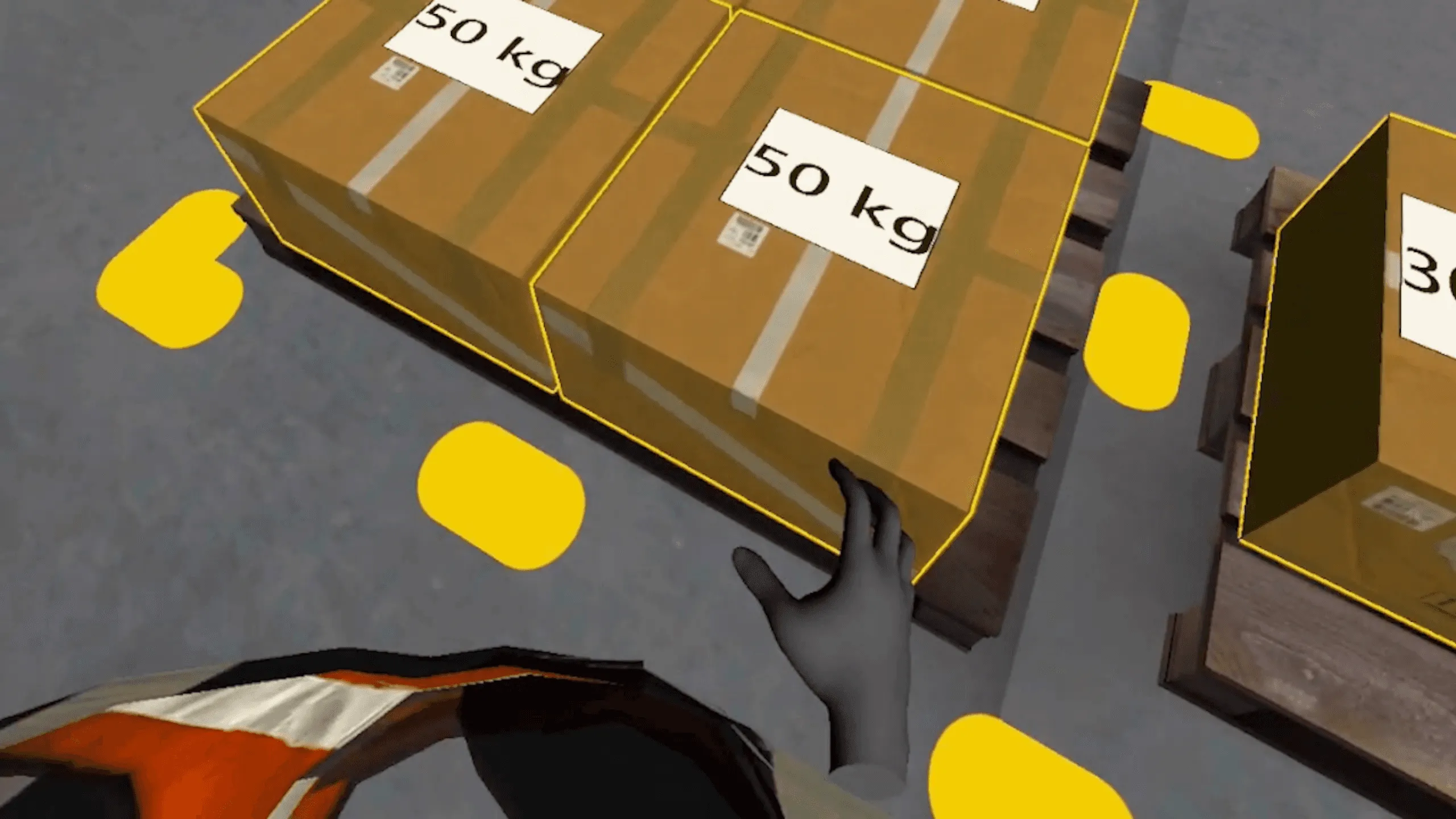 VR safety simulation – real-world hazard detection scenarios.