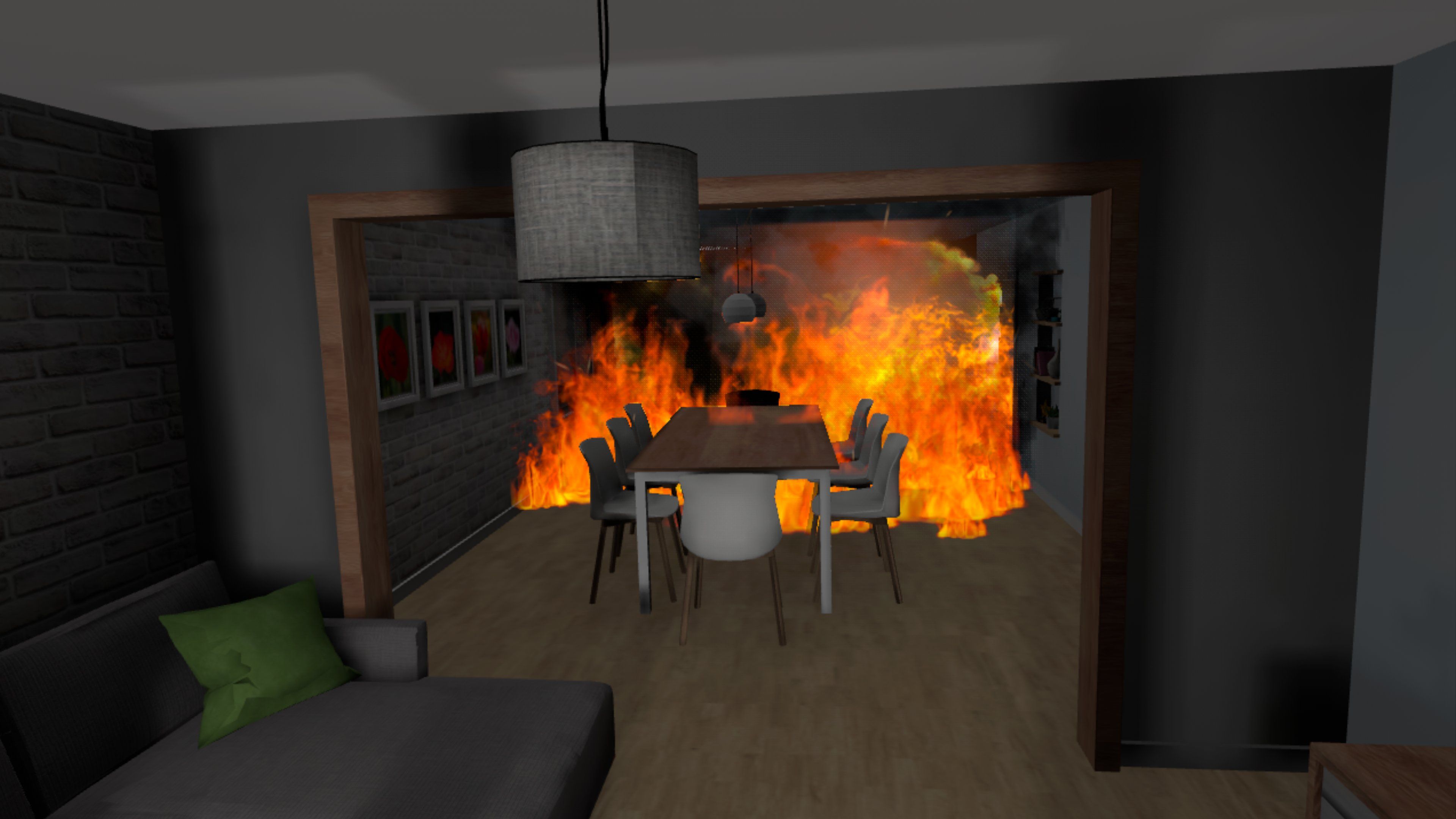 Brandschutz in VR: die Notevakuierung per Sprungkissen erleben.