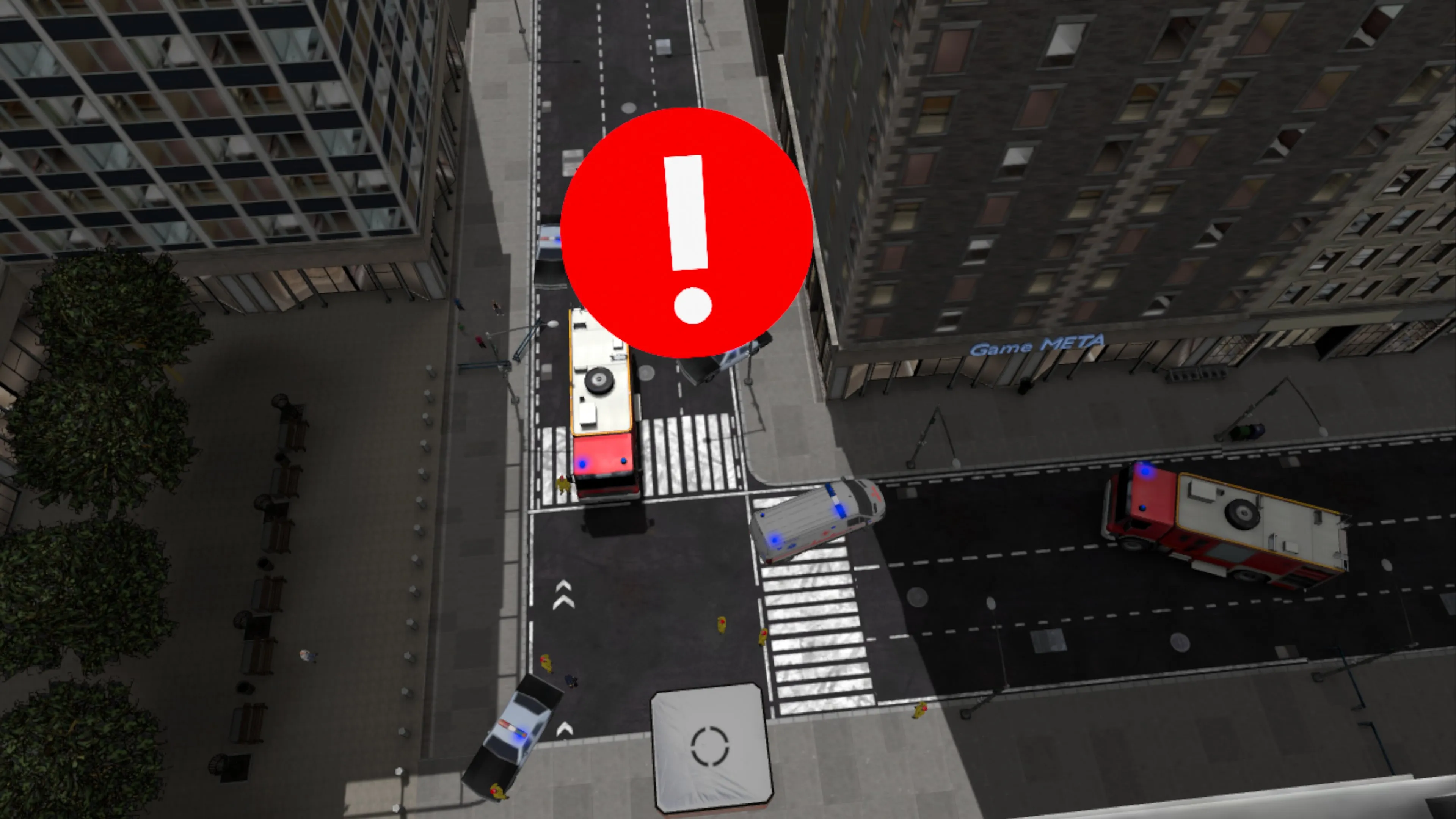 Evakuierungstraining in VR: simulierter Sprung in Sicherheit.