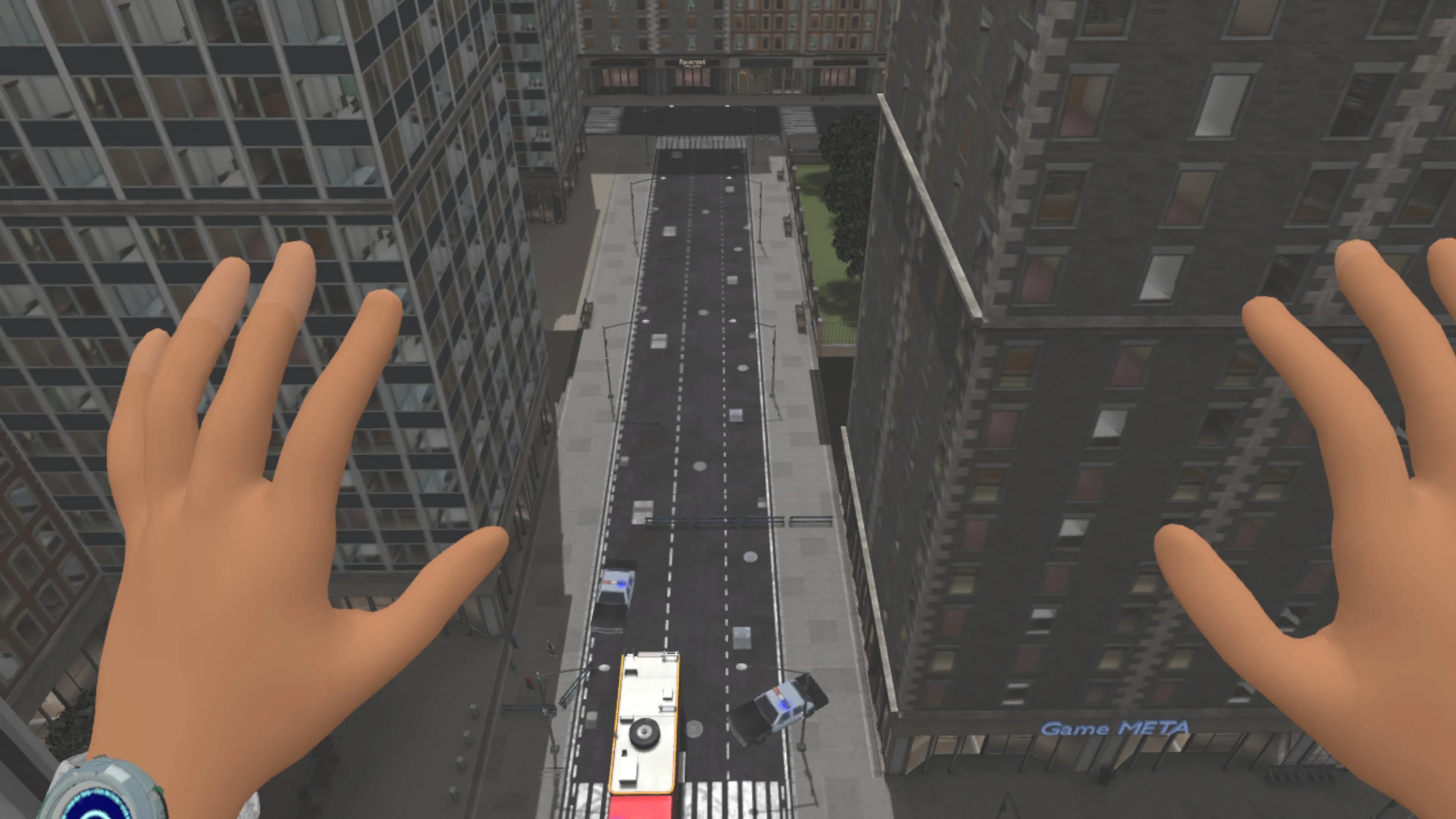 Brandnotfall in VR: sicheres Vorgehen mit dem Sprungkissen lernen.