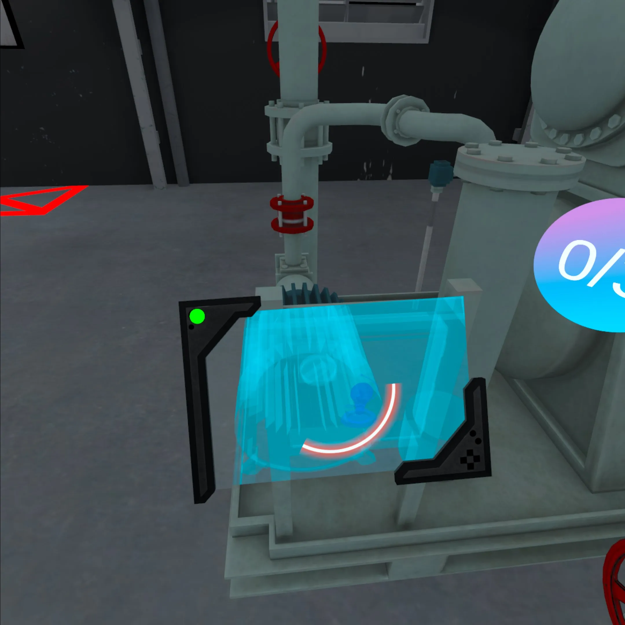Workplace hazard management VR – Lockout/Tagout in practice.