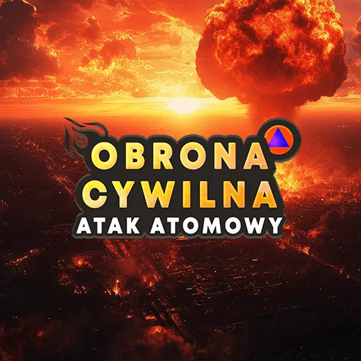 Cover art: Civil Defense, nuclear explosion attack