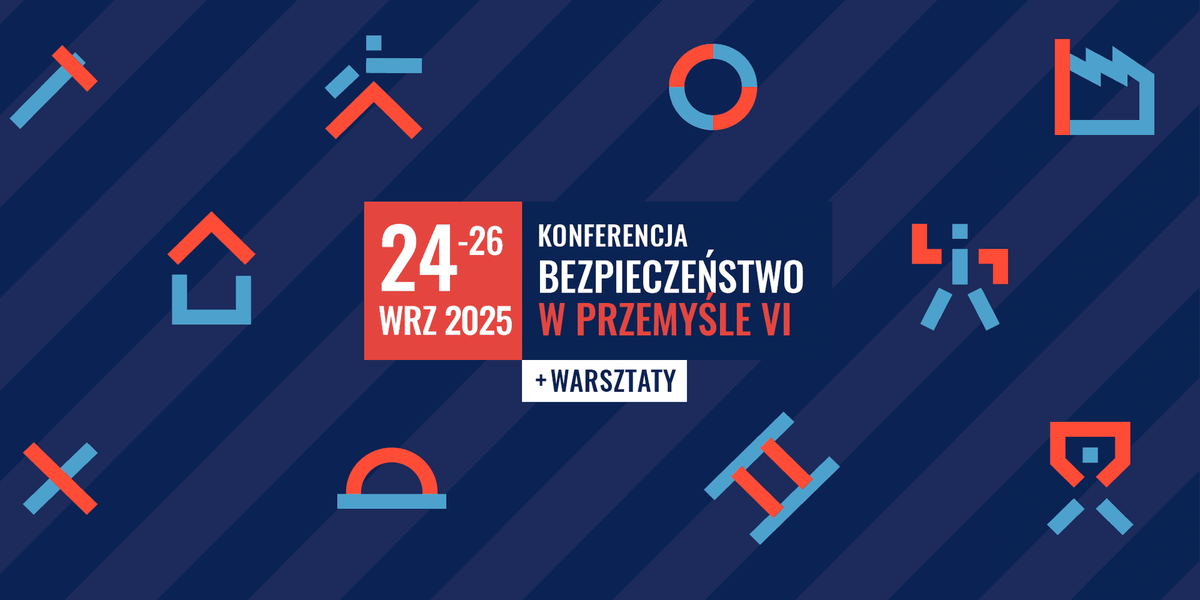 Safety in Industry VI Conference, event banner (24–26.09.2025)