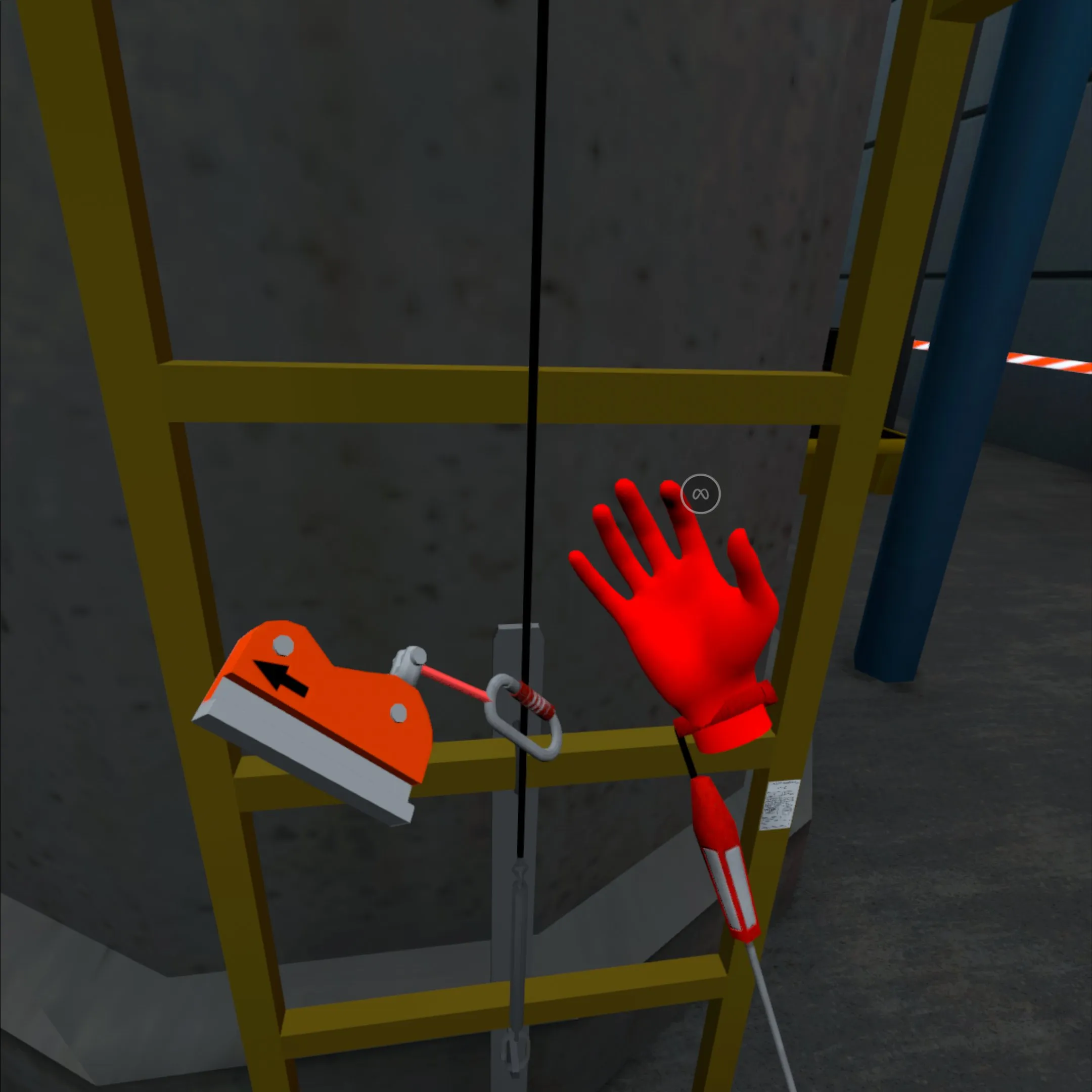 Virtual reality training for high-risk work environments.